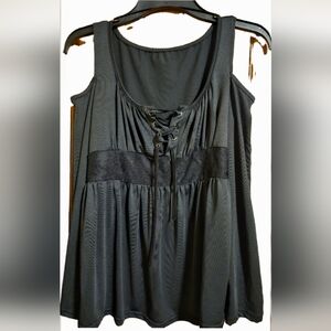 🔸️Black | Open Shoulder | Long Sleeve Blouse